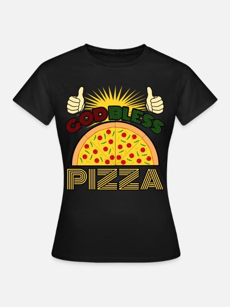 Pizza Saying Pizzaria - Frauen T-Shirt - Schwarz