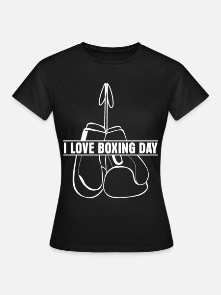 Boxing Day Gloves Boxer - Frauen T-Shirt - Schwarz