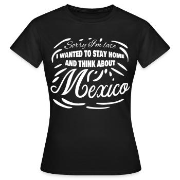Mexique Mexicains Mexicains - T-shirt Femme - noir - Devant - AI Model Female 172 dark (172cm)