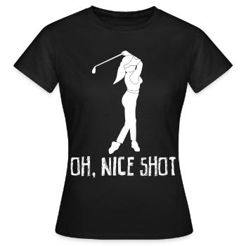 Golf Girl Golf Club - T-shirt Femme - noir - Devant - AI Model Female 172 dark (172cm)