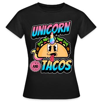 Taco - T-shirt Femme - noir - Devant - AI Model Female 172 dark (172cm)