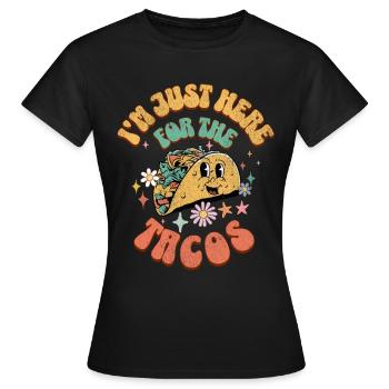 Taco - Frauen T-Shirt - Schwarz - Vorne - AI Model Female 172 dark (172cm)