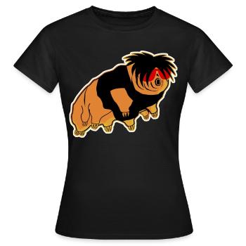 Gothique Gothique tardigrade - T-shirt Femme - noir - Devant - AI Model Female 172 dark (172cm)