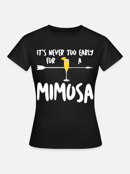 Mimosen Brunch Mimosa - Frauen T-Shirt - Schwarz