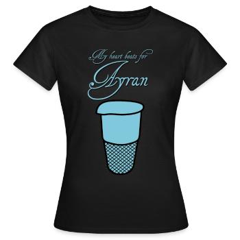 Ayran Drink - Women's T-Shirt - black - Front - AI Model Female 172 dark (172cm)