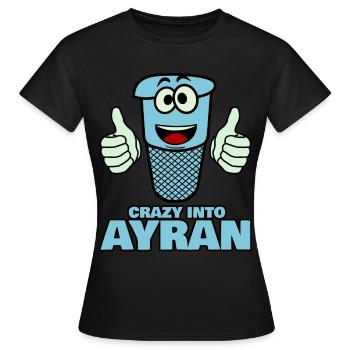 Ayran - Women's T-Shirt - black - Front - AI Model Female 172 dark (172cm)