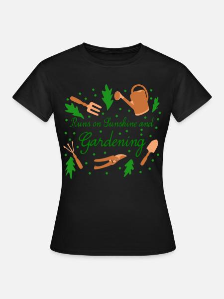 Gardener Gardening Garden - Women's T-Shirt - black