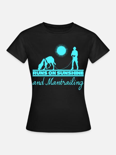 Mantrailing et Sunshine Mantrailer - T-shirt Femme - noir