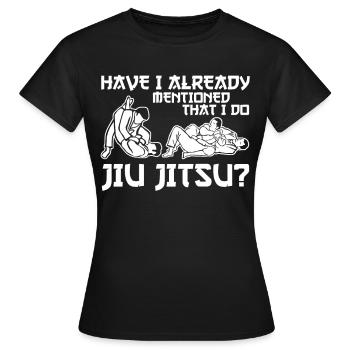 Ju-Jitsu BJJ - T-shirt Femme - noir - Devant - AI Model Female 172 dark (172cm)