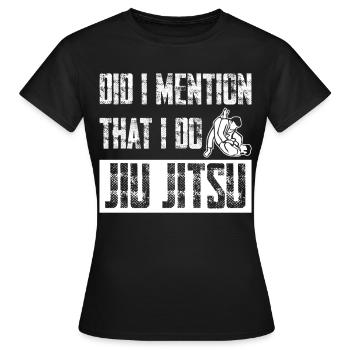 Ju-Jitsu BJJ Jujutsu - T-shirt Femme - noir - Devant - AI Model Female 172 dark (172cm)