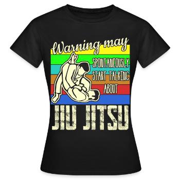 Ju-Jitsu Jujutsu Jiu-Jitsu - T-shirt Femme - noir - Devant - AI Model Female 172 dark (172cm)