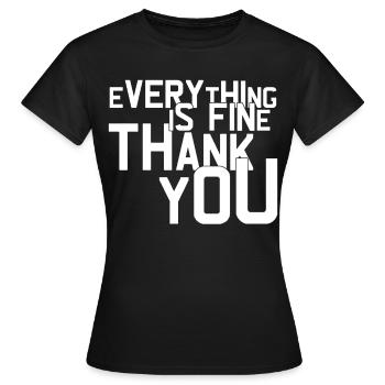 Misanthrop Grumpy Dislike Misanthropist - Frauen T-Shirt - Schwarz - Vorne - AI Model Female 172 dark (172cm)