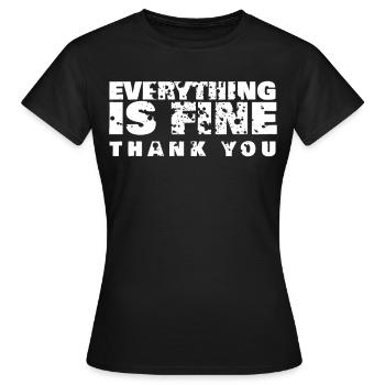 Misanthrop Dislike Misanthropist Grumpy - Frauen T-Shirt - Schwarz - Vorne - AI Model Female 172 dark (172cm)
