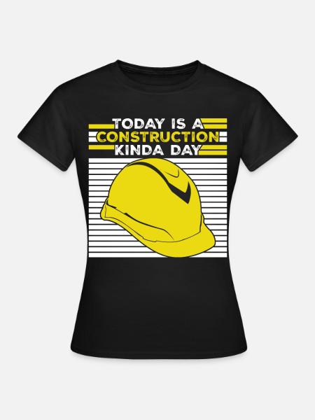 Construction Site Construction Manager - Frauen T-Shirt - Schwarz