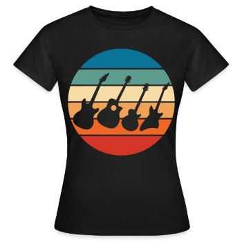 Guitarist - Women's T-Shirt - black - Front - AI Model Female 172 dark (172cm)