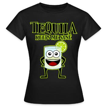 Mexique Tequila Tequila - T-shirt Femme - noir - Devant - AI Model Female 172 dark (172cm)