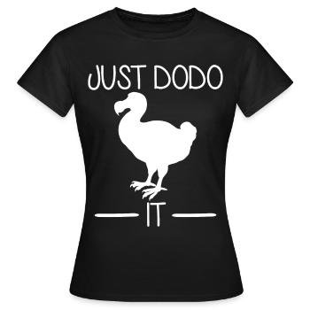 Fais-le - T-shirt Femme - noir - Devant - AI Model Female 172 dark (172cm)