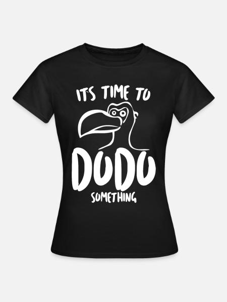 Dodo Dodos drôles - T-shirt Femme - noir