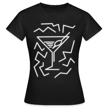 Martini Olive Olives - Frauen T-Shirt - Schwarz - Vorne - AI Model Female 172 dark (172cm)