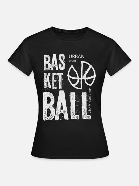 Basketball Basketballer - Frauen T-Shirt - Schwarz