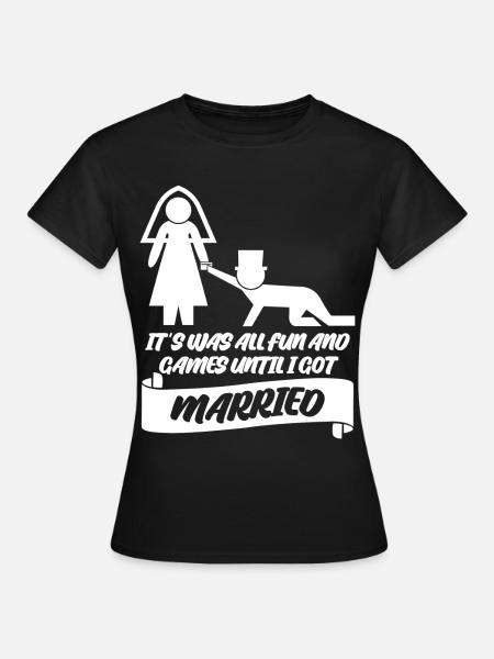 Sposa Sposo Testimone Uomo Sposo - Maglietta da donna - nero