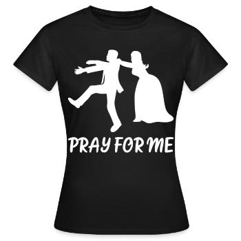 Marié Marié - T-shirt Femme - noir - Devant - AI Model Female 172 dark (172cm)