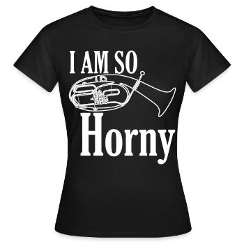 Cor ténor - T-shirt Femme - noir - Devant - AI Model Female 172 dark (172cm)