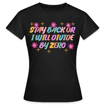 Professeur de mathématiques Mathématiques Mathématiques - T-shirt Femme - noir - Devant - AI Model Female 172 dark (172cm)