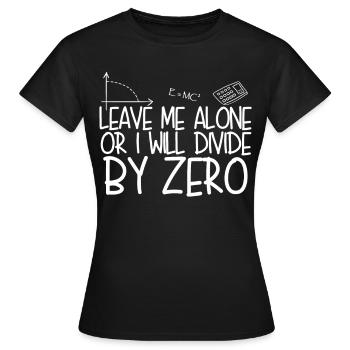 Mathématiques Professeur de mathématiques Mathématiques - T-shirt Femme - noir - Devant - AI Model Female 172 dark (172cm)