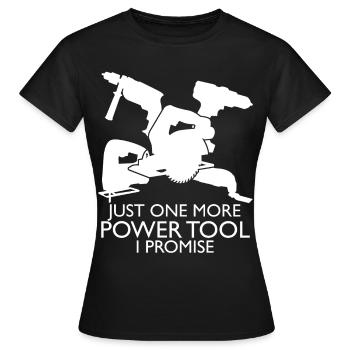 Outils électriques Outils électriques - T-shirt Femme - noir - Devant - AI Model Female 172 dark (172cm)