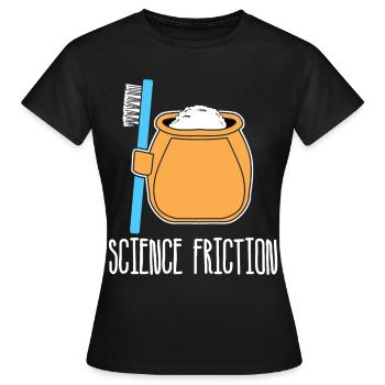 Escalade Bloc Craie Bloc - T-shirt Femme - noir - Devant - AI Model Female 172 dark (172cm)