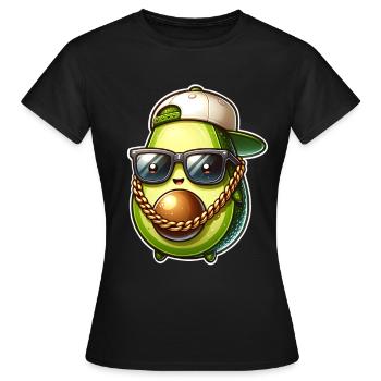 Gangster de l’avocat - T-shirt Femme - noir - Devant - AI Model Female 172 dark (172cm)