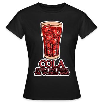 Cola Joke Lemonade - Women's T-Shirt - black - Front - AI Model Female 172 dark (172cm)