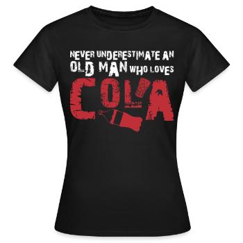 Cola Joke Lemonade Soft Drinks - Women's T-Shirt - black - Front - AI Model Female 172 dark (172cm)