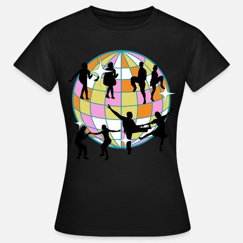 Boogie Woogie Dancer Swing Dancing - Frauen T-Shirt - Schwarz