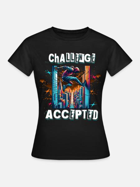 Parkour - Frauen T-Shirt - Schwarz