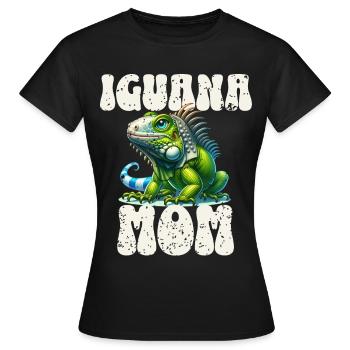 Iguane - T-shirt Femme - noir - Devant - AI Model Female 172 dark (172cm)