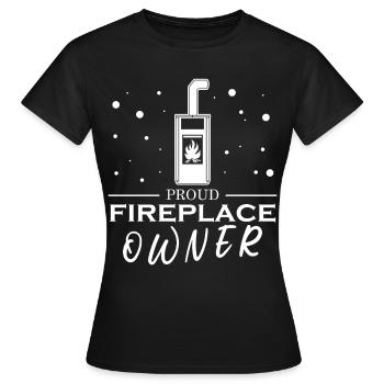 Oven Fireplace - Women's T-Shirt - black - Front - AI Model Female 172 dark (172cm)