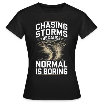 Costume de chasseur de tempête Chasseur de tempête - T-shirt Femme - noir - Devant - AI Model Female 172 dark (172cm)