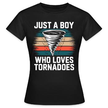 Storm Chaser Costume Storm Chaser - Women's T-Shirt - black - Front - AI Model Female 172 dark (172cm)