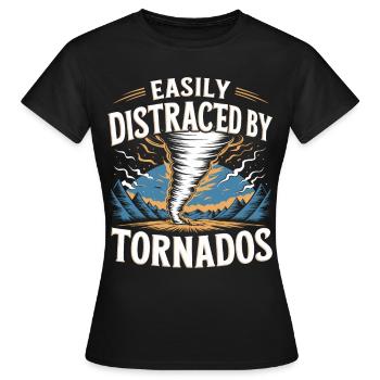 Storm Chaser Costume Storm Chaser - Women's T-Shirt - black - Front - AI Model Female 172 dark (172cm)