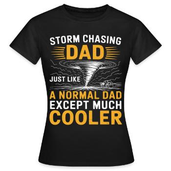 Storm Chaser Costume Storm Chaser - Women's T-Shirt - black - Front - AI Model Female 172 dark (172cm)
