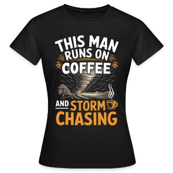 Storm Chaser Costume Storm Chaser - Women's T-Shirt - black - Front - AI Model Female 172 dark (172cm)