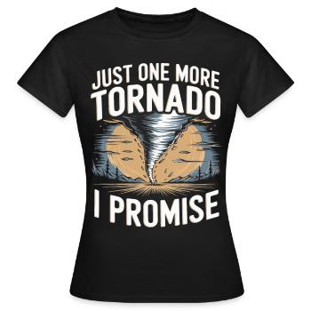 Storm Chaser Costume Storm Chaser - Women's T-Shirt - black - Front - AI Model Female 172 dark (172cm)
