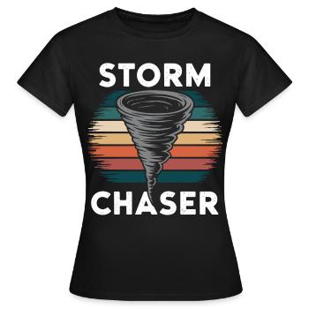 Storm Chaser Costume Storm Chaser - Women's T-Shirt - black - Front - AI Model Female 172 dark (172cm)