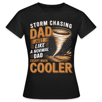 Costume de chasseur de tempête Chasseur de tempête - T-shirt Femme - noir - Devant - AI Model Female 172 dark (172cm)