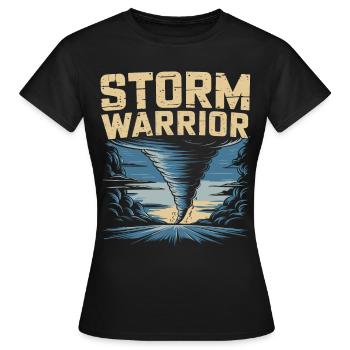 Costume de chasseur de tempête Chasseur de tempête - T-shirt Femme - noir - Devant - AI Model Female 172 dark (172cm)