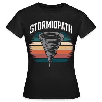 Storm Chaser Costume Storm Chaser - Women's T-Shirt - black - Front - AI Model Female 172 dark (172cm)