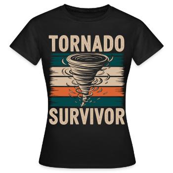 Costume de chasseur de tempête Chasseur de tempête - T-shirt Femme - noir - Devant - AI Model Female 172 dark (172cm)