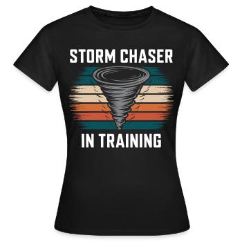 Costume de chasseur de tempête Chasseur de tempête - T-shirt Femme - noir - Devant - AI Model Female 172 dark (172cm)